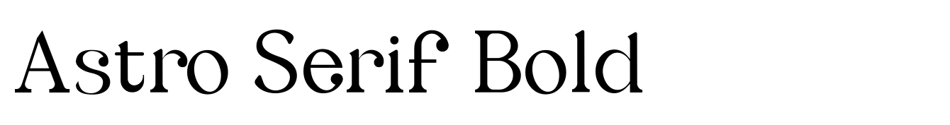 Astro Serif Bold